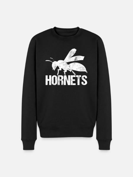 Retro hornet - Men's Premium Organic Jumper - black