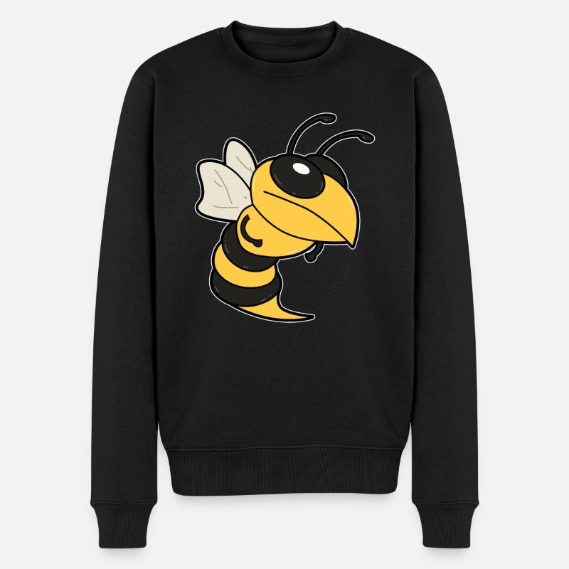 Frelon de dessin animé - Pull Premium bio Homme - noir