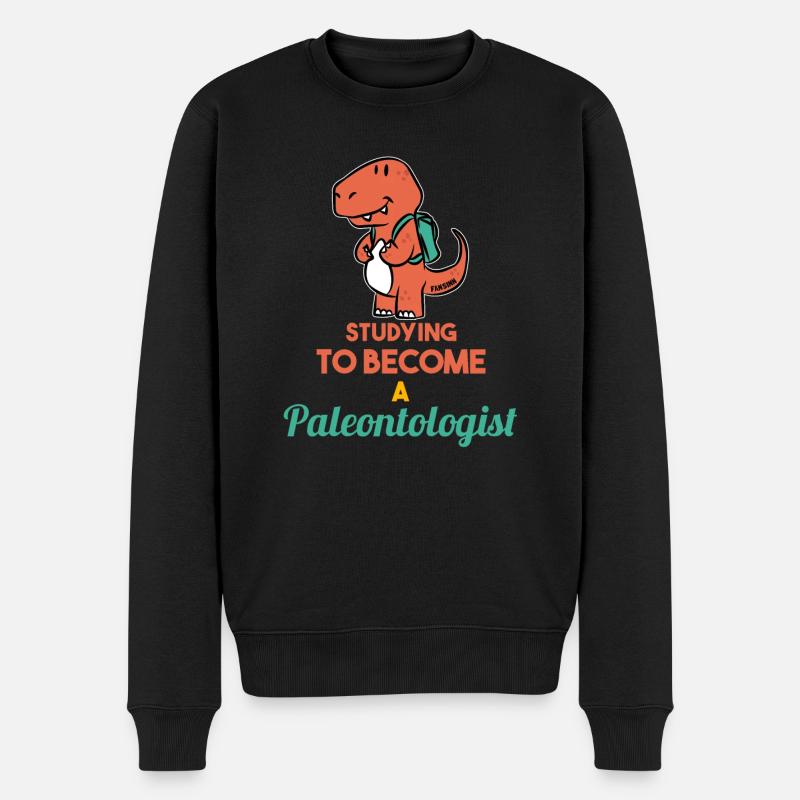 paleontology - Men's Premium Organic Jumper - black