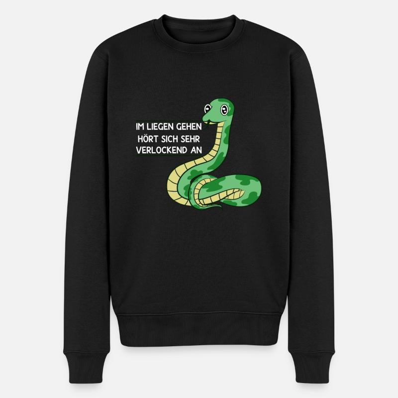 Cadeau d'éleveur de serpent - Pull Premium bio Homme - noir