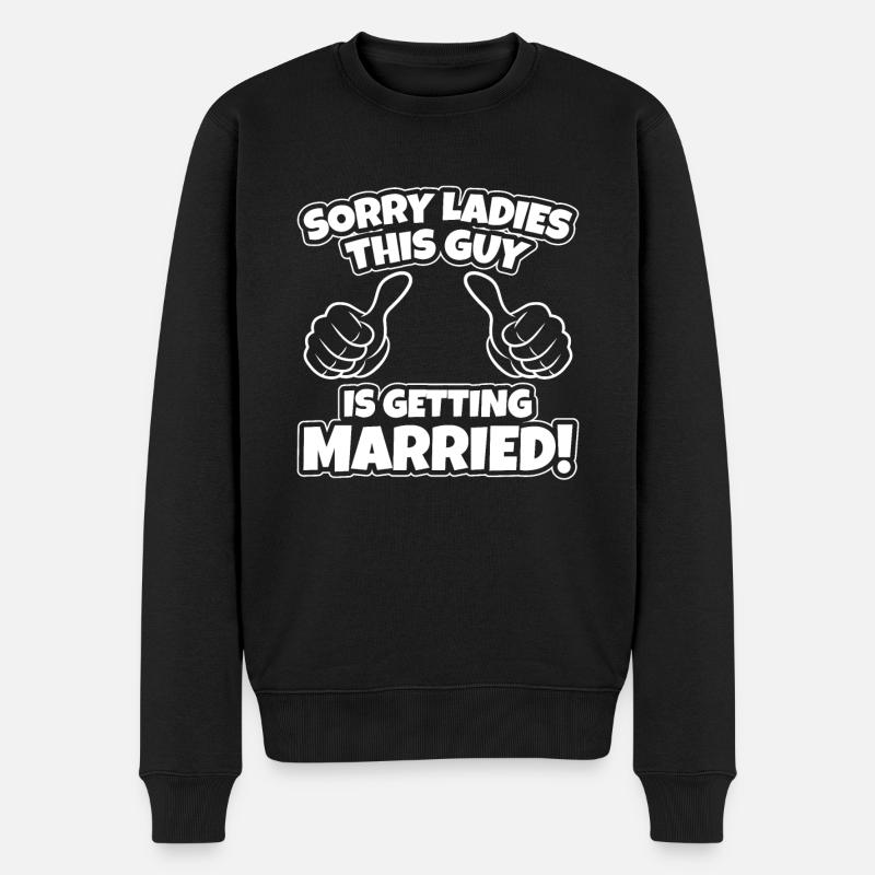 Junggesellenabschied Mann - Männer Premium Bio Pullover - Schwarz