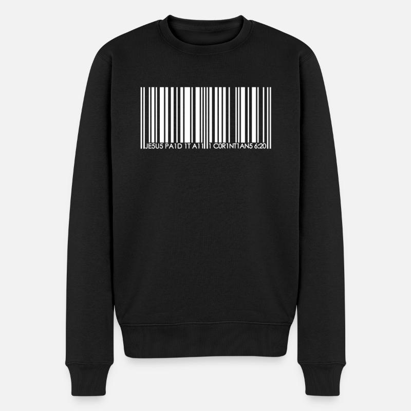 Jésus Paid It & Christian Faith - Pull Premium bio Homme - noir