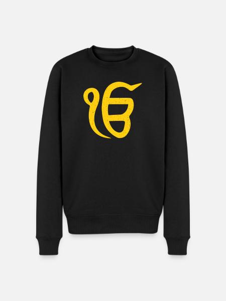 Ik onkar - one reality - punjabi - sikhism - Men's Premium Organic Jumper - black