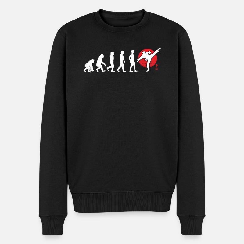 Amerikanisches Kenpo Evolution Karate - Karateka Geschenk - Männer Premium Bio Pullover - Schwarz