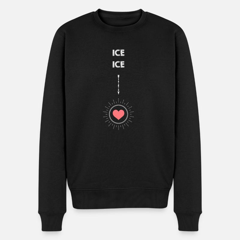 Schwangerschaft Geschenke - Männer Premium Bio Pullover - Schwarz