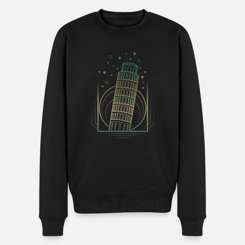 Pise - Pull Premium bio Homme - noir