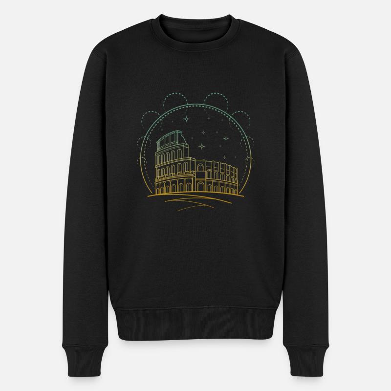 Rome - Pull Premium bio Homme - noir