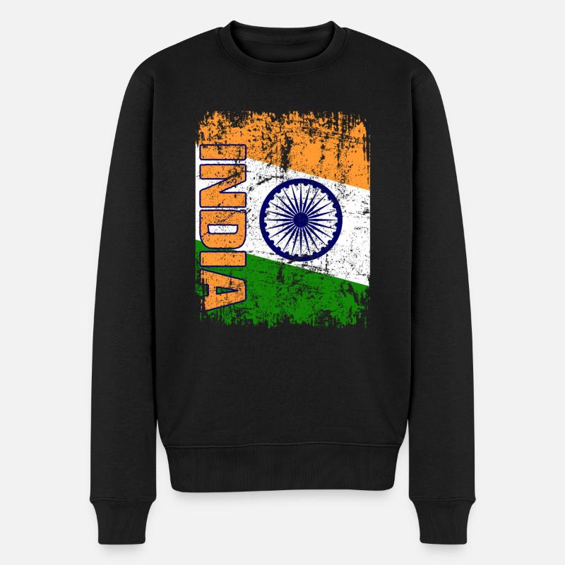 India - Pull Premium bio Homme - noir