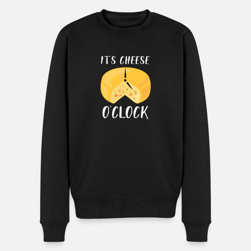 Plateau de fromages Fromages Fromages laitiers - Pull Premium bio Homme - noir
