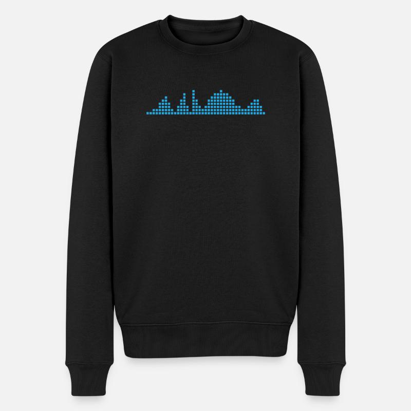 Tontechniker - Männer Premium Bio Pullover - Schwarz