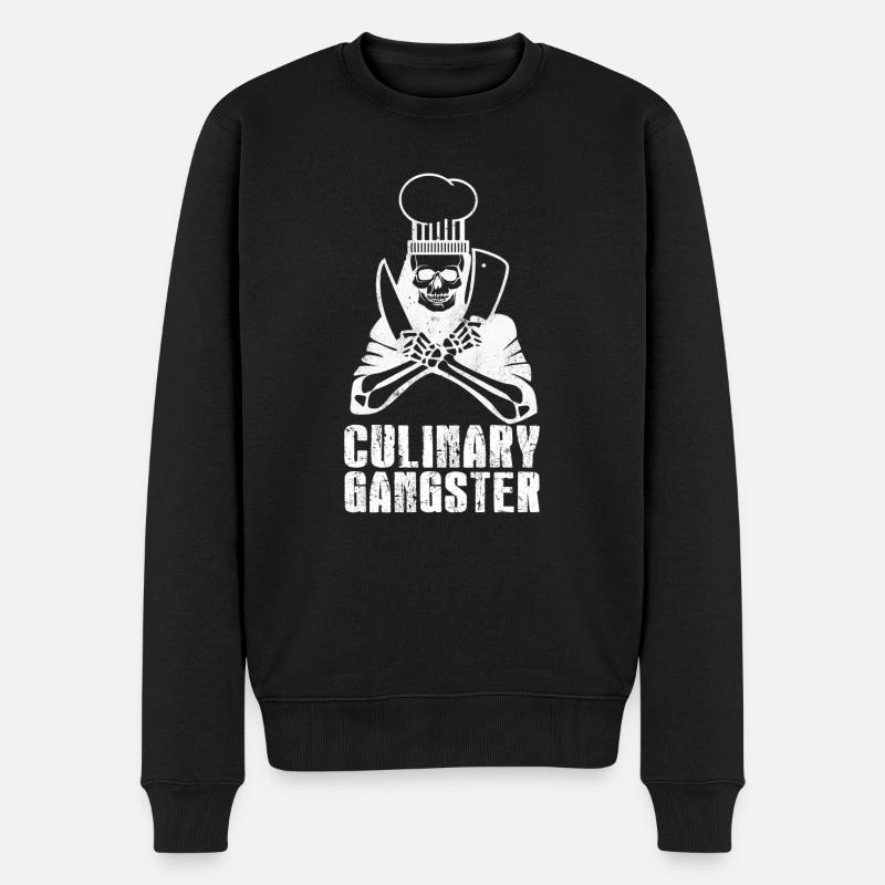 Cuisinier cuisinier cuisinier chef cuisinier - Pull Premium bio Homme - noir