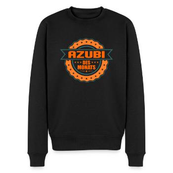 Azubi Des Monats Ausbildung Auszubildender - Männer Premium Bio Pullover - Schwarz - Vorne - Nico (187cm)