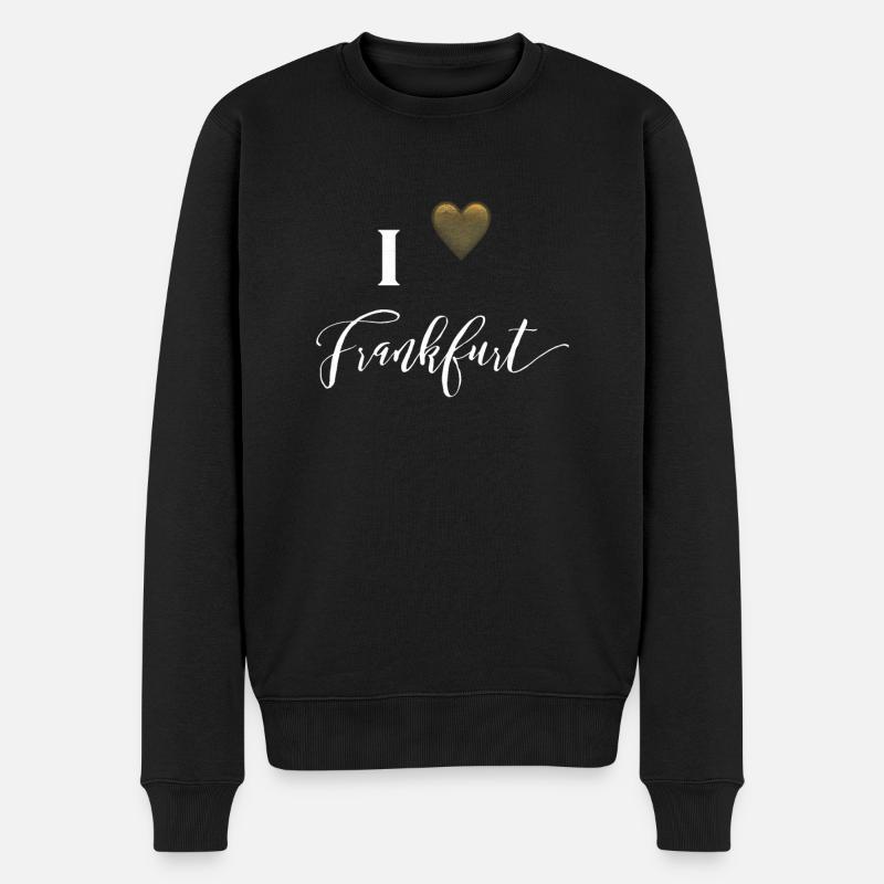 Francfort - Pull Premium bio Homme - noir