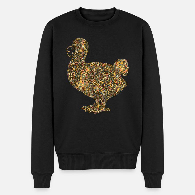 Chemises Géométriques Dodo Bird - Pull Premium bio Homme - noir