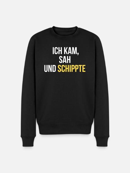 Bauarbeiter Geschenk Tiefbau - Männer Premium Bio Pullover - Schwarz