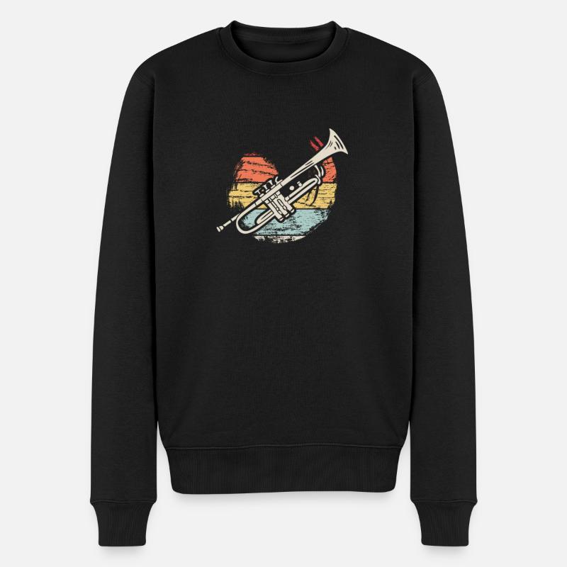 Trompette - Pull Premium bio Homme - noir