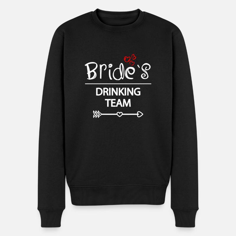 Junggesellinnenabschied - Männer Premium Bio Pullover - Schwarz