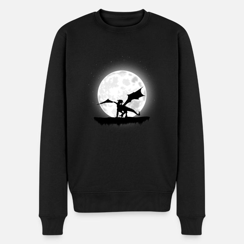 Dragon - Pull Premium bio Homme - noir