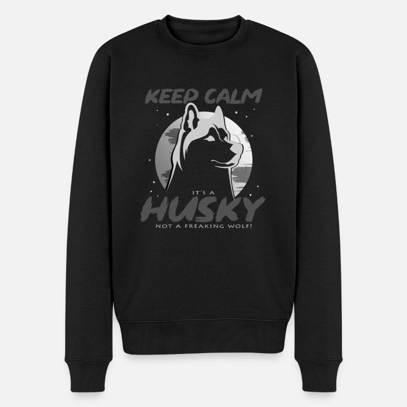 Husky - Pull Premium bio Homme - noir