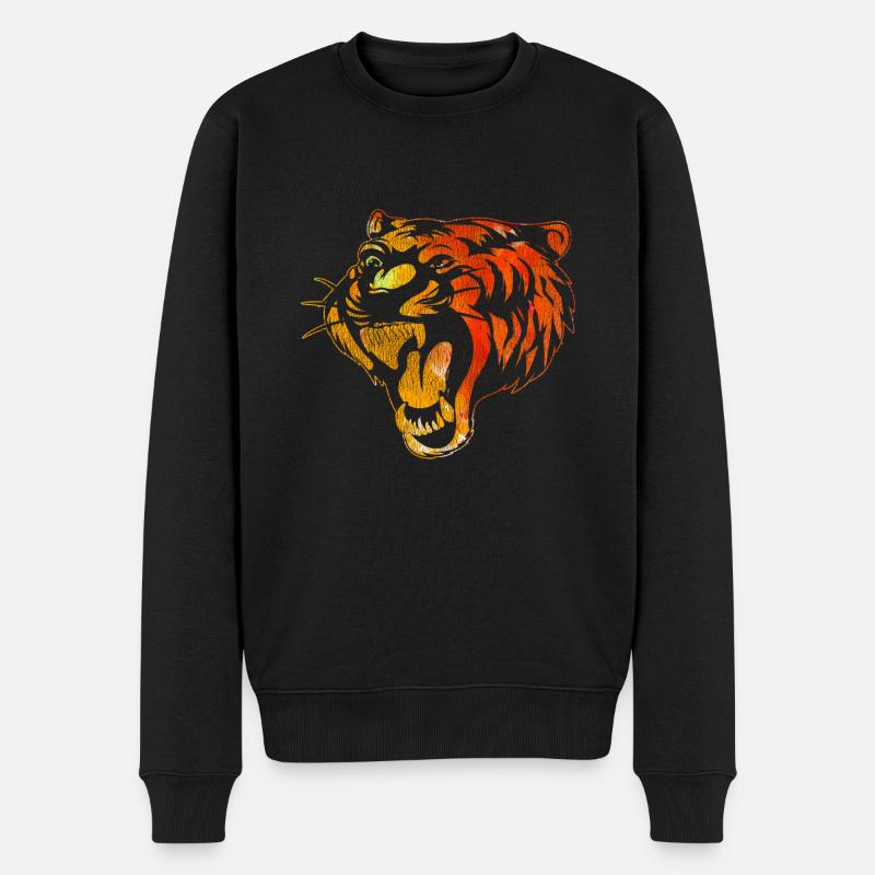Cadeau de tigre - Pull Premium bio Homme - noir