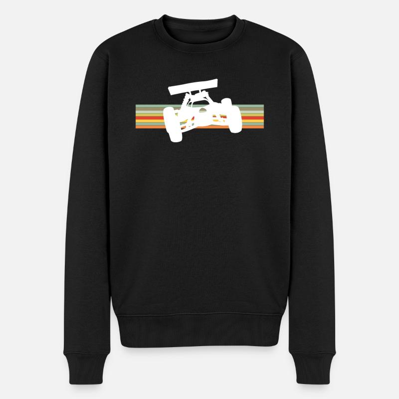 RC Auto Car Modellauto Modellbau Retro Geschenk - Männer Premium Bio Pullover - Schwarz