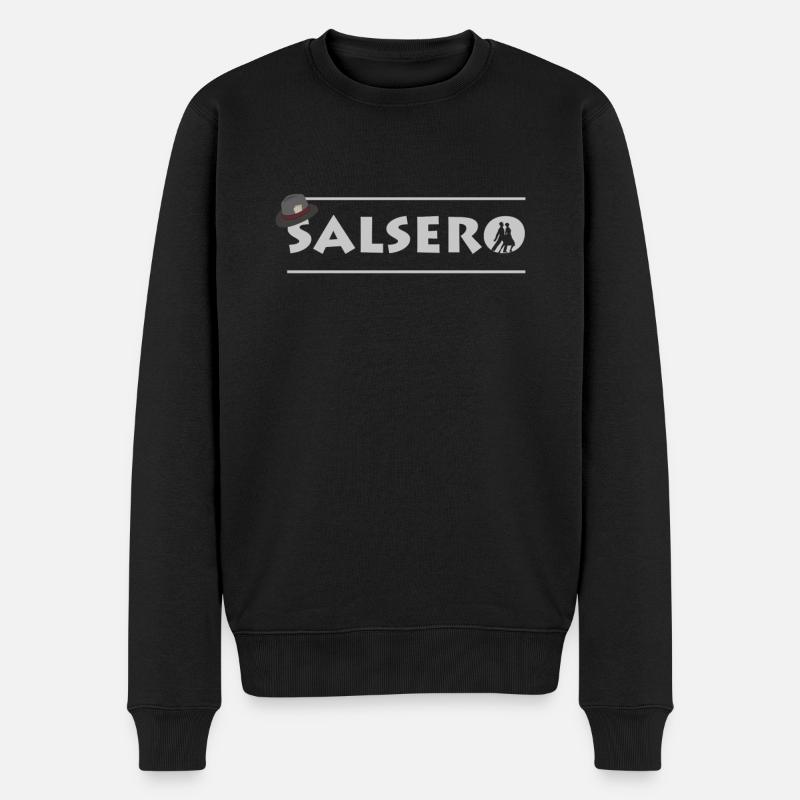 Salsa, Salsa tanzen, puerto rico - Männer Premium Bio Pullover - Schwarz