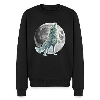 Loup - Pull Premium bio Homme - noir - Devant - Nico (187cm)
