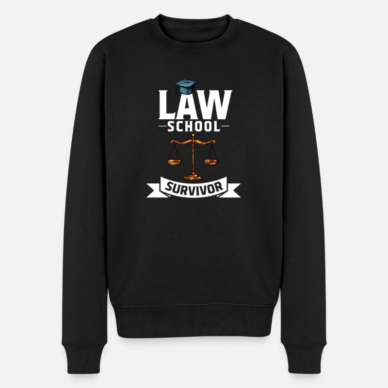 Étudiant en droit en droit - Pull Premium bio Homme - noir