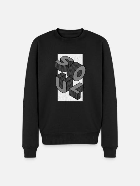 Soul music - Men's Premium Organic Jumper - black
