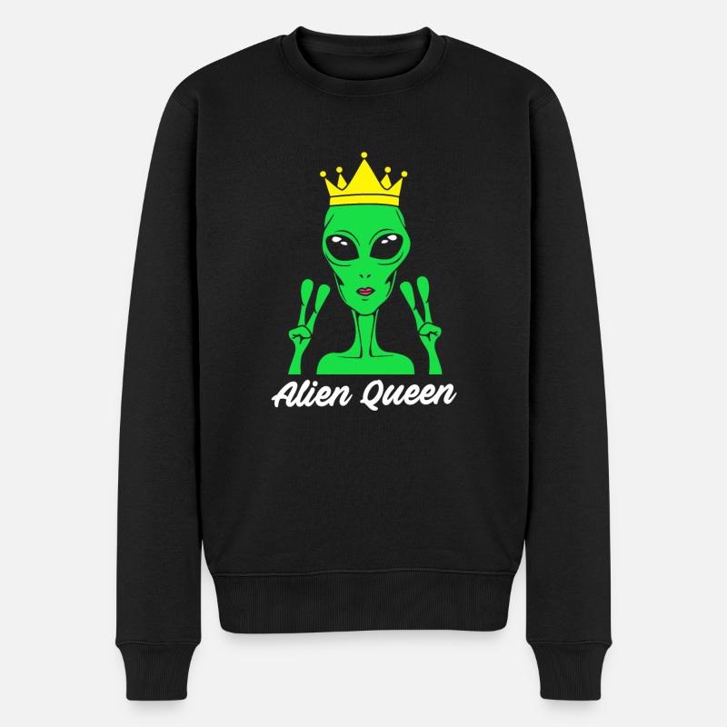 Reine extraterrestre - Pull Premium bio Homme - noir