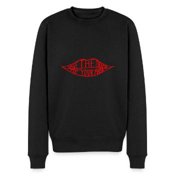 Sparen Sie sich das Drama für Ihre Mama Frauen Min - Männer Premium Bio Pullover - Schwarz - Vorne - Nico (187cm)