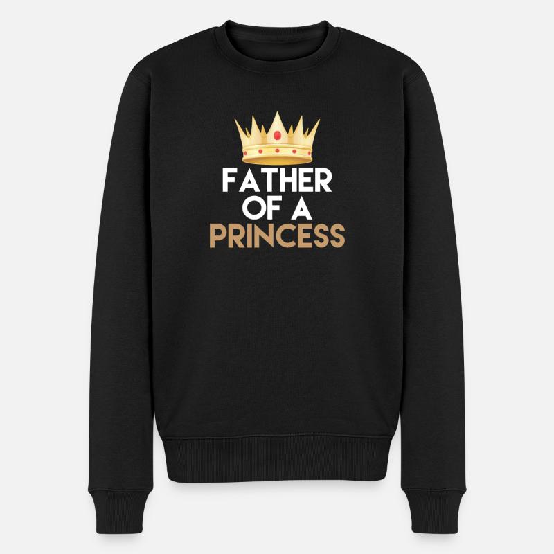 Papa fille - Pull Premium bio Homme - noir