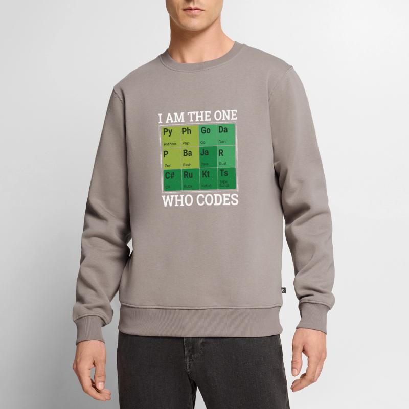 "Period Table Programming" | Programmierer Männer Premium Bio Pullover