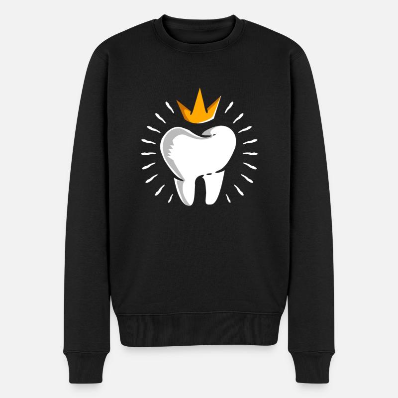 Couronne dentaire - Pull Premium bio Homme - noir