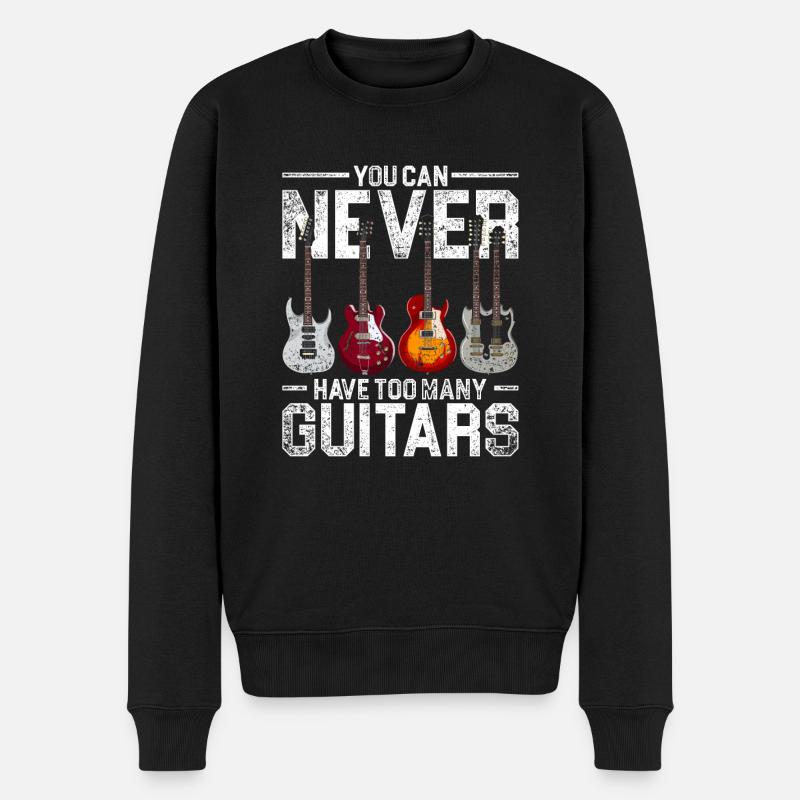 Guitariste guitariste - Pull Premium bio Homme - noir