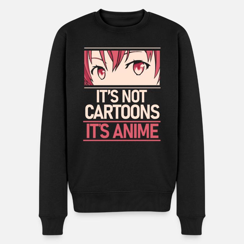 Cadeau de manga d'anime disant Otaku - Pull Premium bio Homme - noir