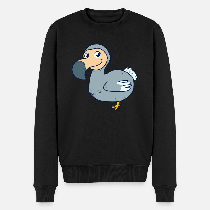 Dodo Dudu - Männer Premium Bio Pullover - Schwarz