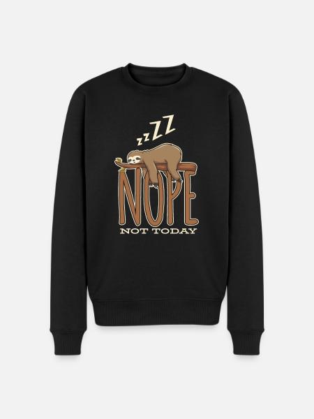 Sloth baby - Men's Premium Organic Jumper - black