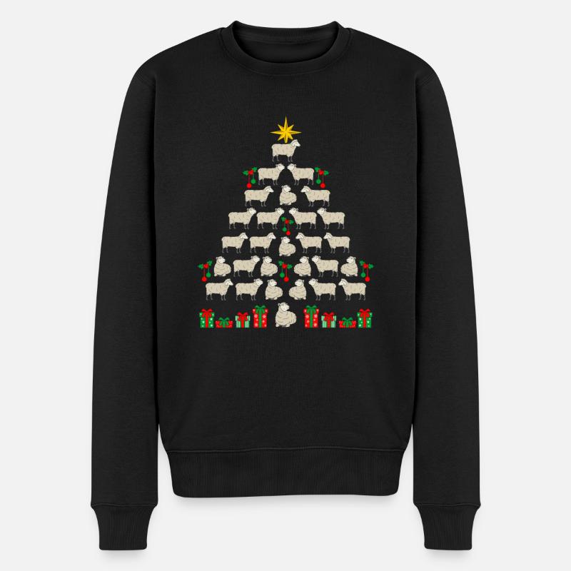 Shepherd Christmas Shepherd Sheep - Pull Premium bio Homme - noir