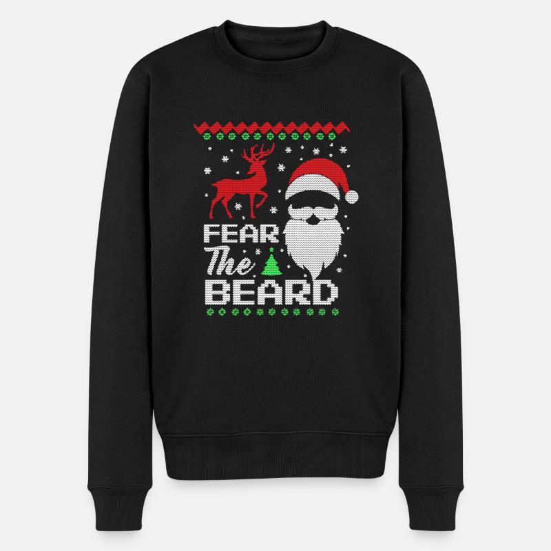Craindre la barbe - Pull Premium bio Homme - noir