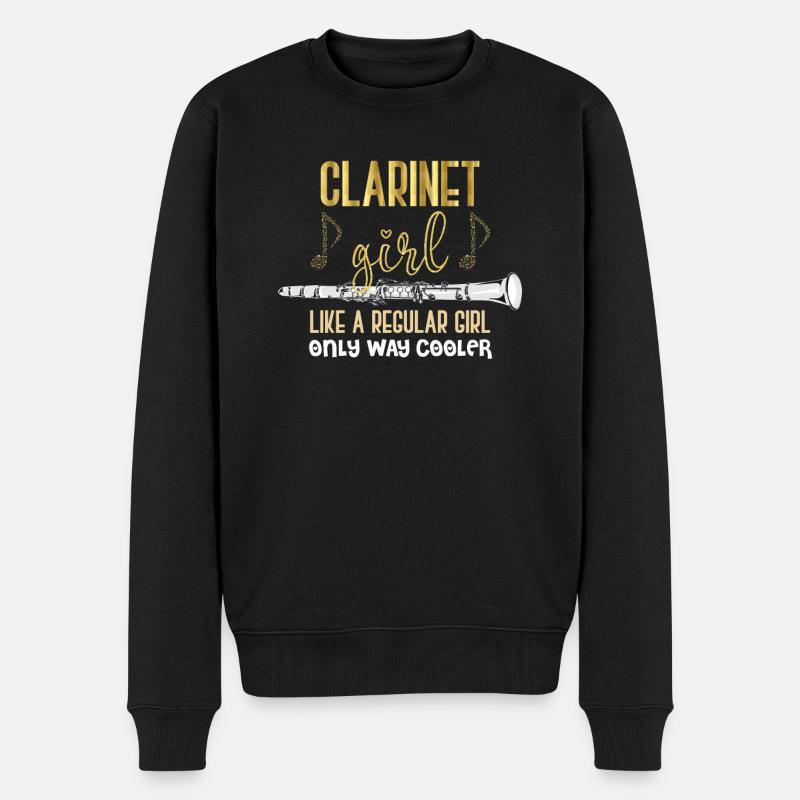 Musique classique pour clarinette - Pull Premium bio Homme - noir