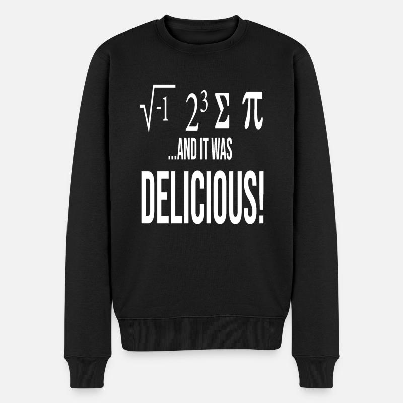 J'ai mangé une tarte, Funny Geeky Math - Pull Premium bio Homme - noir