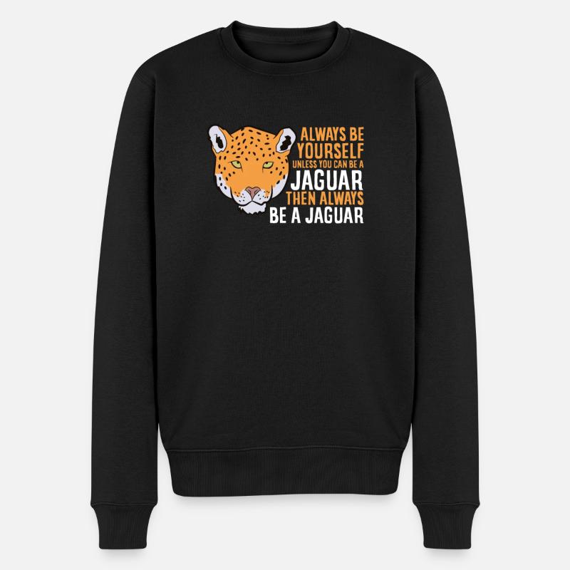 Doux Jaguar Soyez Une Jaguar - Pull Premium bio Homme - noir
