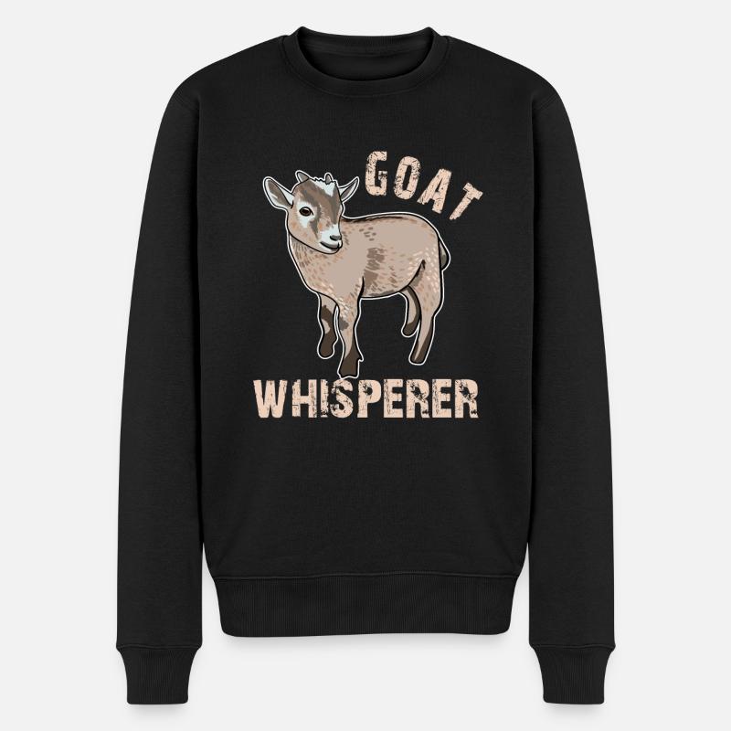 Chèvre Whisperer - Pull Premium bio Homme - noir