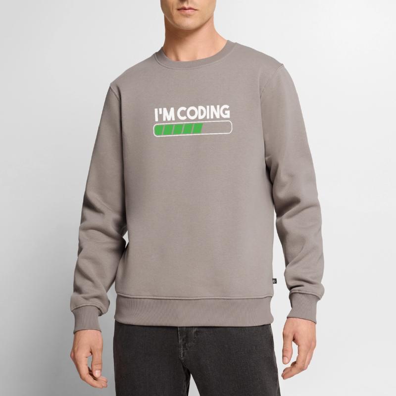 Coding Coder Programming Programmer Entwickler Geschenk Männer Premium Bio Pullover
