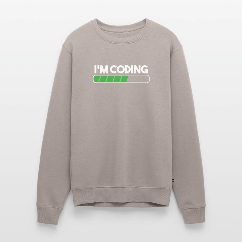 Coding Coder Programming Programmer Entwickler Geschenk Männer Premium Bio Pullover