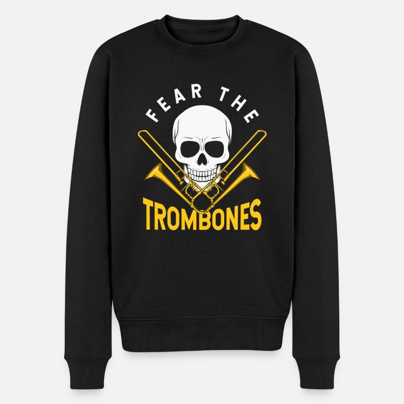 trombone - Pull Premium bio Homme - noir