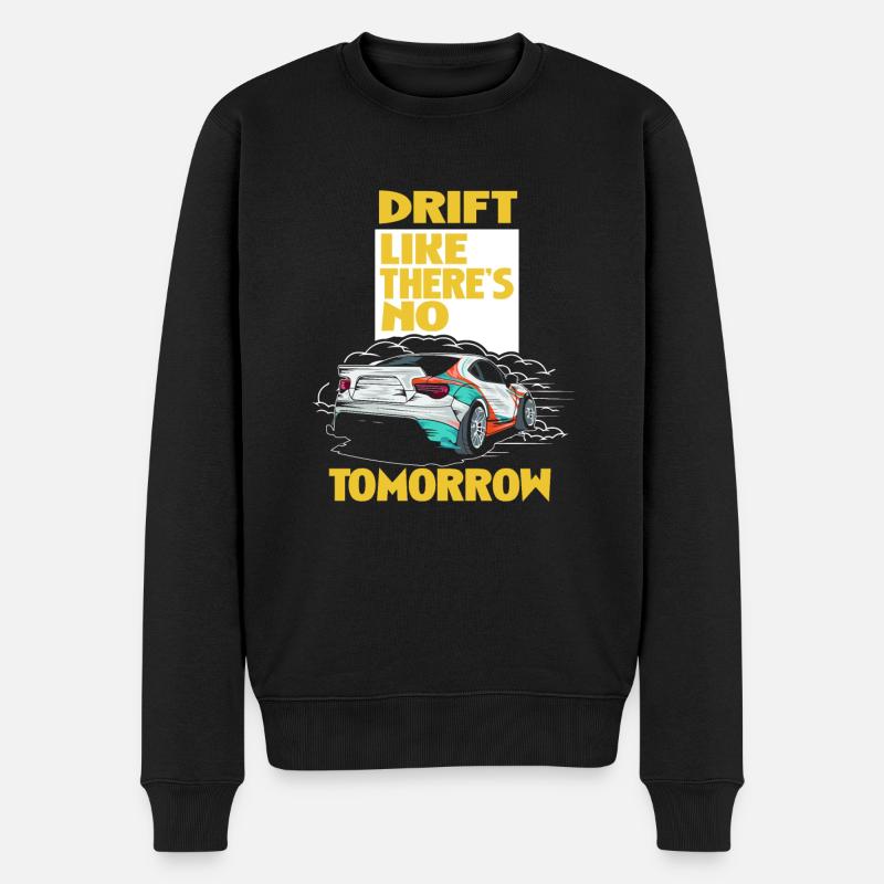 Auto Driften Wettbewerb Drift Als gäbe es kein - Männer Premium Bio Pullover - Schwarz