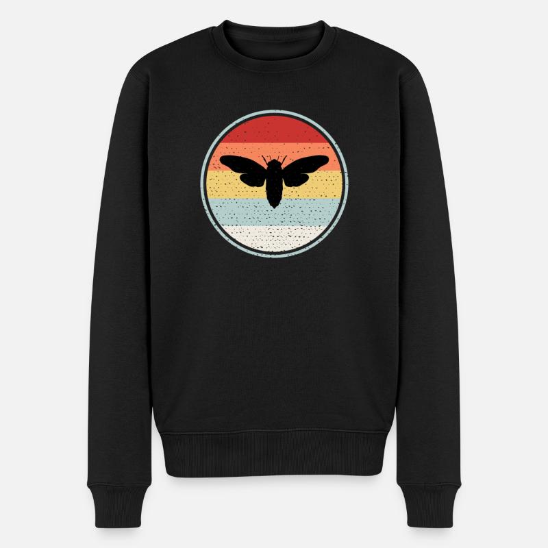 Cigale - Männer Premium Bio Pullover - Schwarz