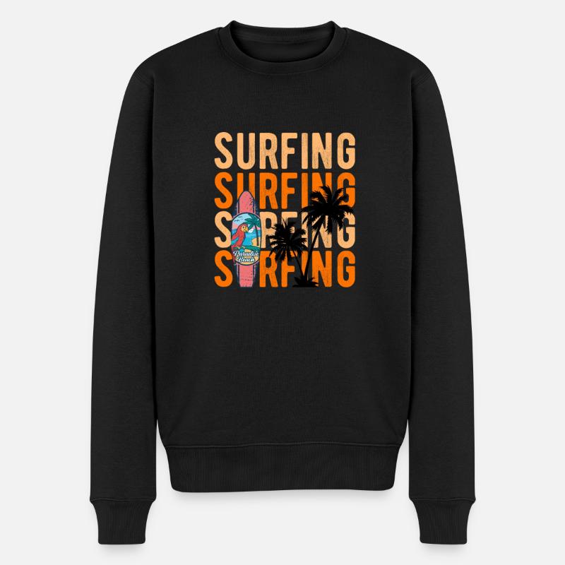 Surf Surf - Pull Premium bio Homme - noir